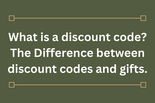 What is a discount code?