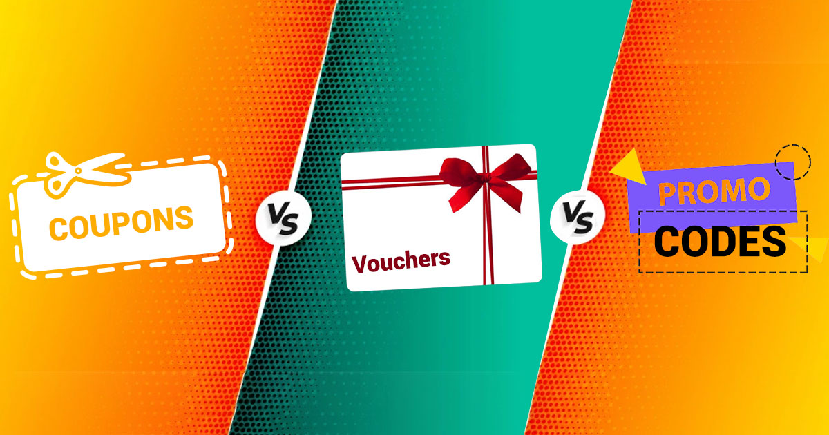 What is the difference between Gift Cards and Voucher codes?